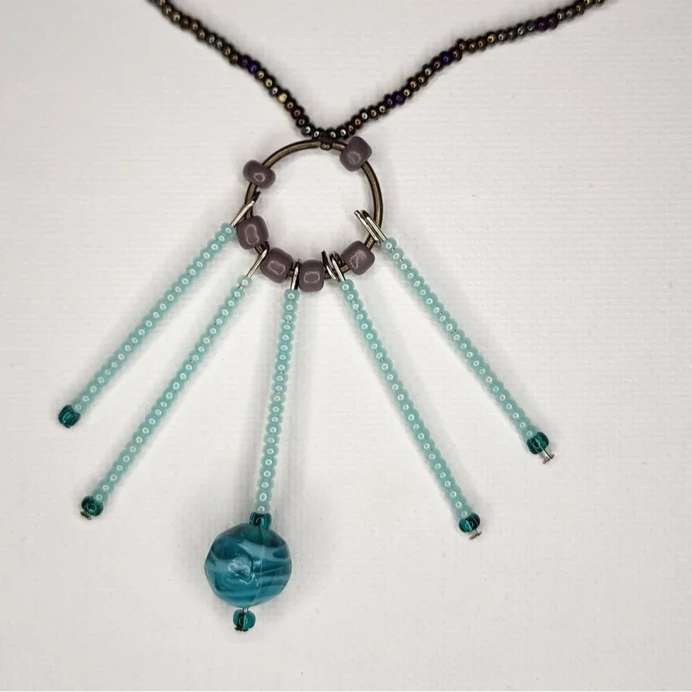 Beaded turqouise necklace